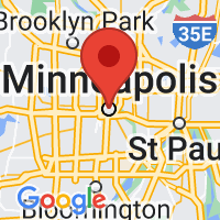 Map of Minneapolis, MN